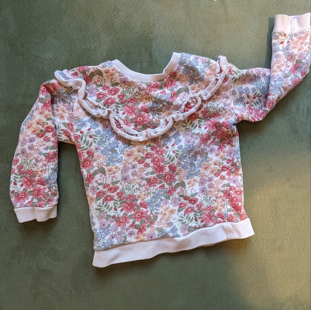 Floral sweatshirt